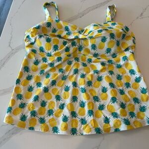 Old Navy Pineapple Tankini 2X